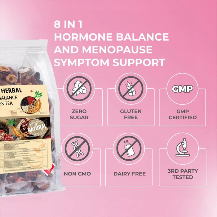 NATURAL HERBAL HORMONE BALANCE WEIGHT LOSS TEA