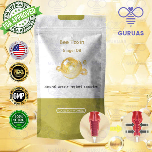 (🎁Mother's Day Deals) 𝐁𝐞𝐞 𝐓𝐨𝐱𝐢𝐧 𝐆𝐢𝐧𝐠𝐞𝐫 𝐎𝐢𝐥 𝐍𝐚𝐭𝐮𝐫𝐚𝐥 𝐑𝐞𝐩𝐚𝐢𝐫 𝐋𝐨𝐬𝐞 𝐖𝐞𝐢𝐠𝐡𝐭 𝐂𝐚𝐩𝐬𝐮𝐥𝐞𝐬