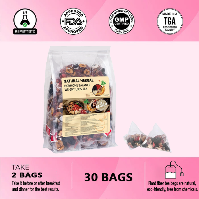 NATURAL HERBAL HORMONE BALANCE WEIGHT LOSS TEA